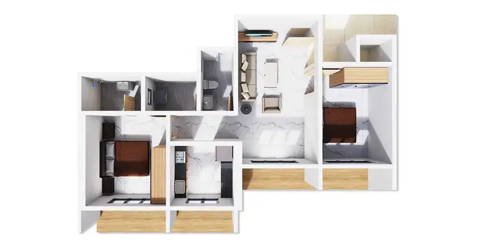 Swamiraj Zenith Thane West Floor Plans