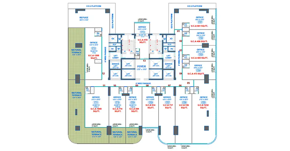 Today Nova Ark Nerul Floor Layout Plan Today Nova Ark Nerul Floor Layout Plan